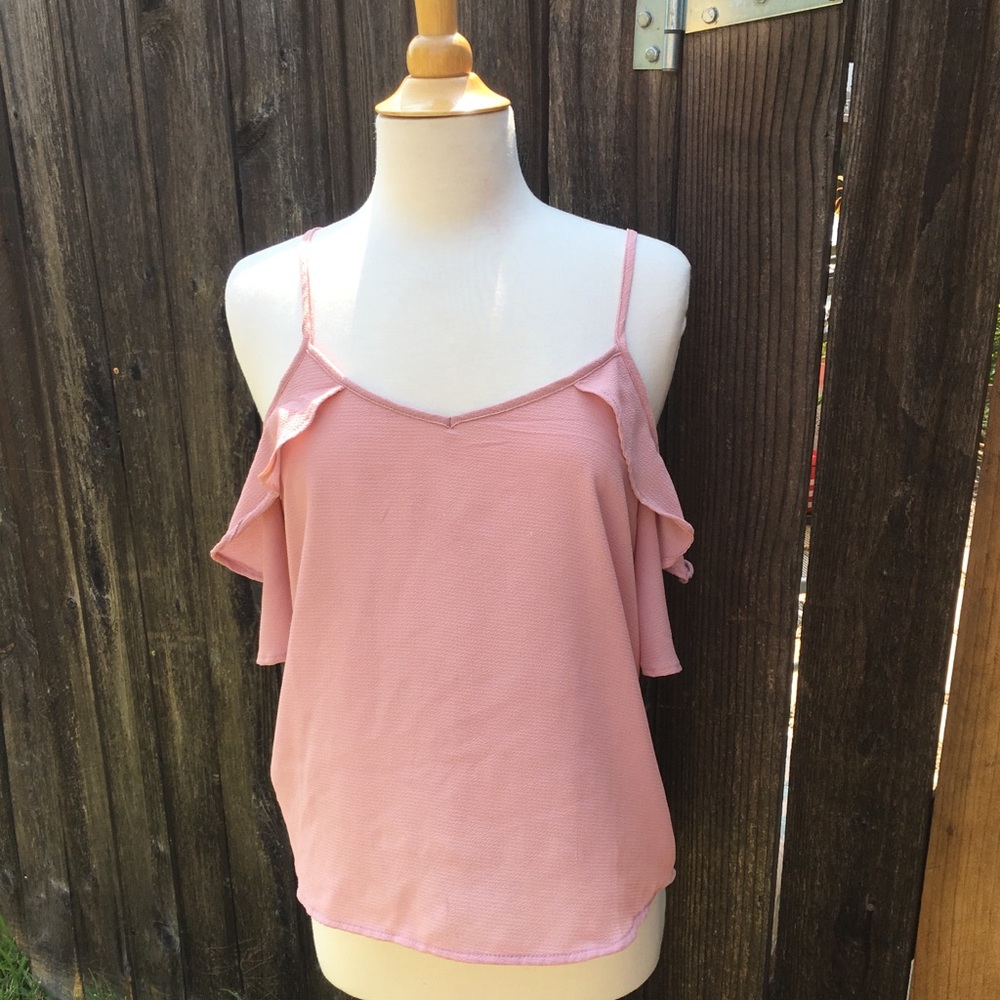 Off the shoulder flowy top